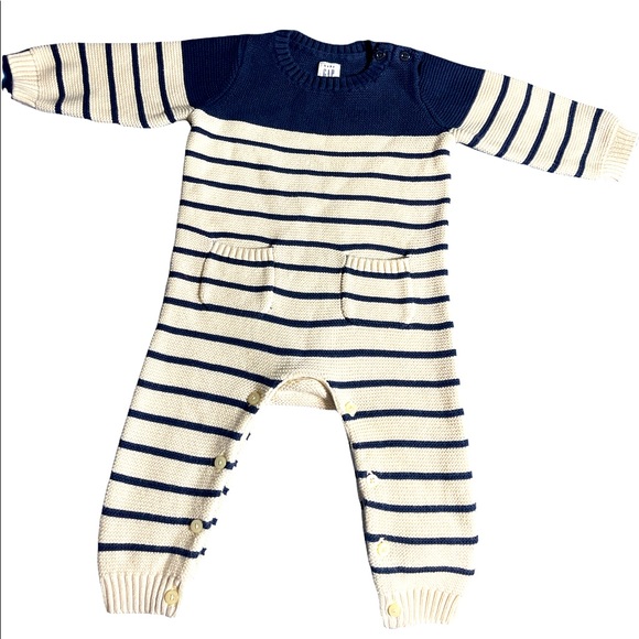 Gap One Pieces Baby Gap Warm Knit Onesie Poshmark